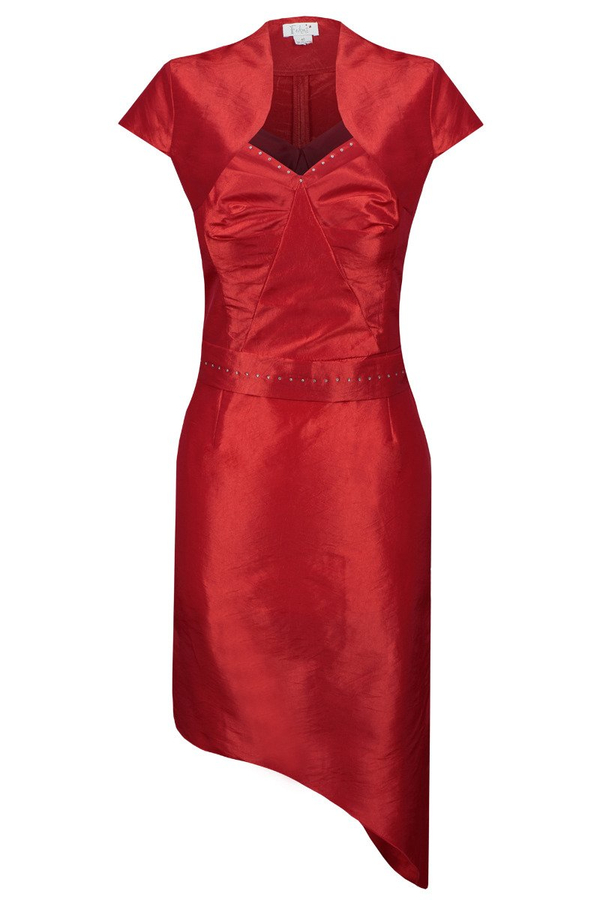 Sukienka FSU155 CZERWONY