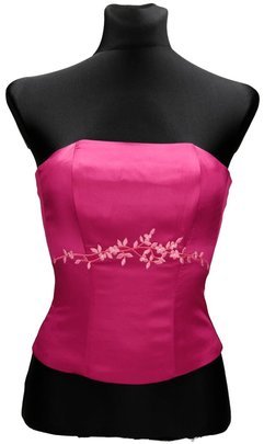 Gorset FGR042 AMARANTOWY ŚREDNI