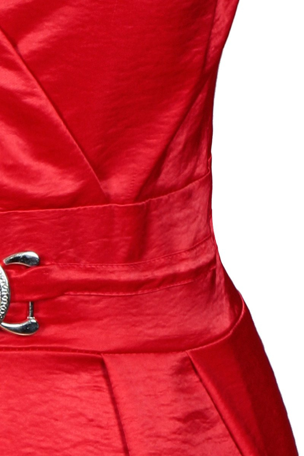 Sukienka FSU925 CZERWONY MOCNY