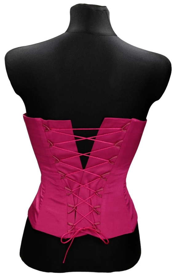 Gorset FGR042 AMARANTOWY ŚREDNI