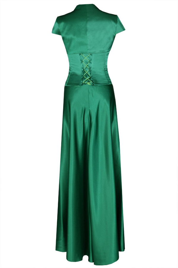 Sukienka FSU088 TRAWIASTY CIEMNY