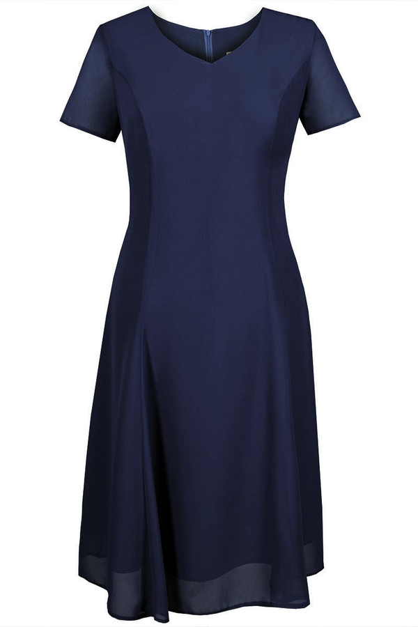 Sukienka FSU1047 GRANATOWY