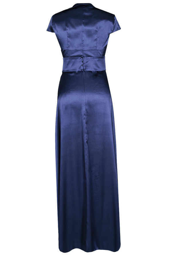 Sukienka FSU197 CHABROWY CIEMNY