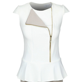 Żakiet FZA1350 EKRI+BEŻOWY CIEMNY