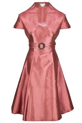 Sukienka FSU135 RÓŻOWY-CEGLASTY