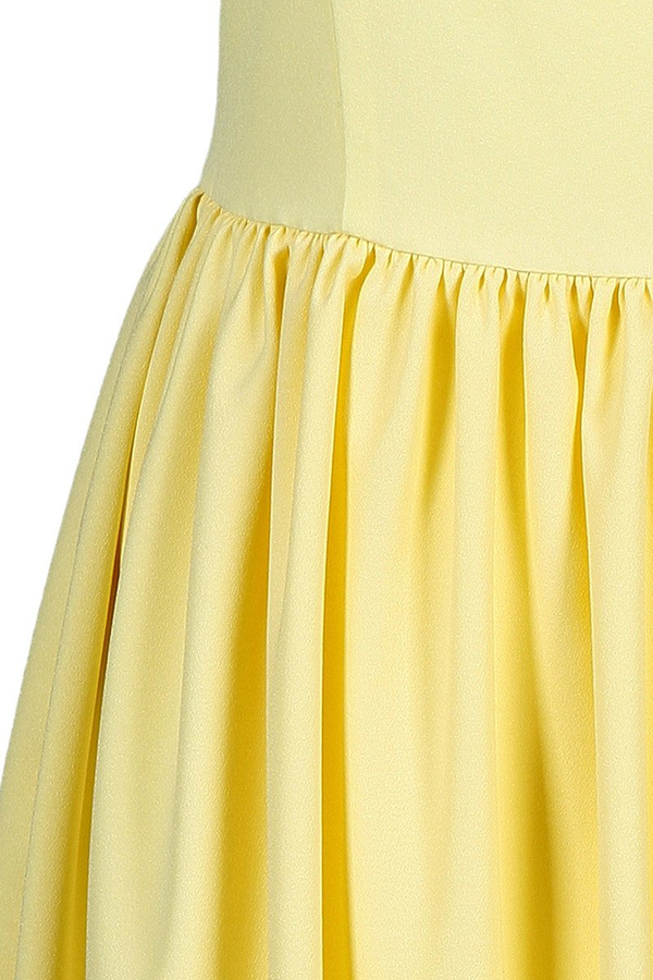 Sukienka FSU371 ŻÓŁTY JASNY