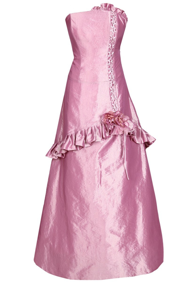 Sukienka FSU136 RÓŻOWY BRUDNY