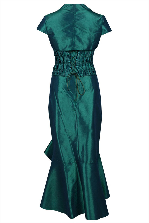 Sukienka FSU031 TRAWIASTY CIEMNY