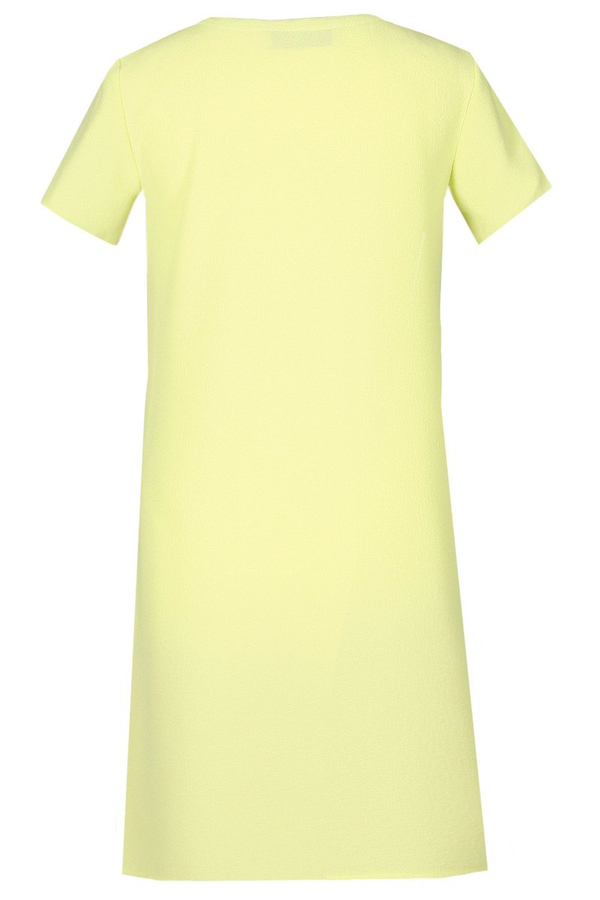 Sukienka FSU667 LIMONKA + ŁOSOSIOWY JASNY