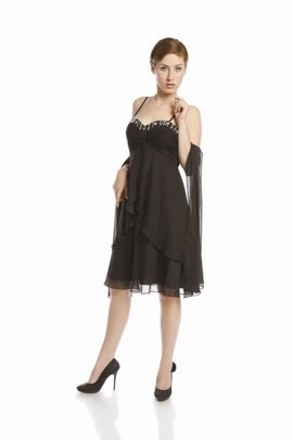 Suknia FSU727 CZARNY