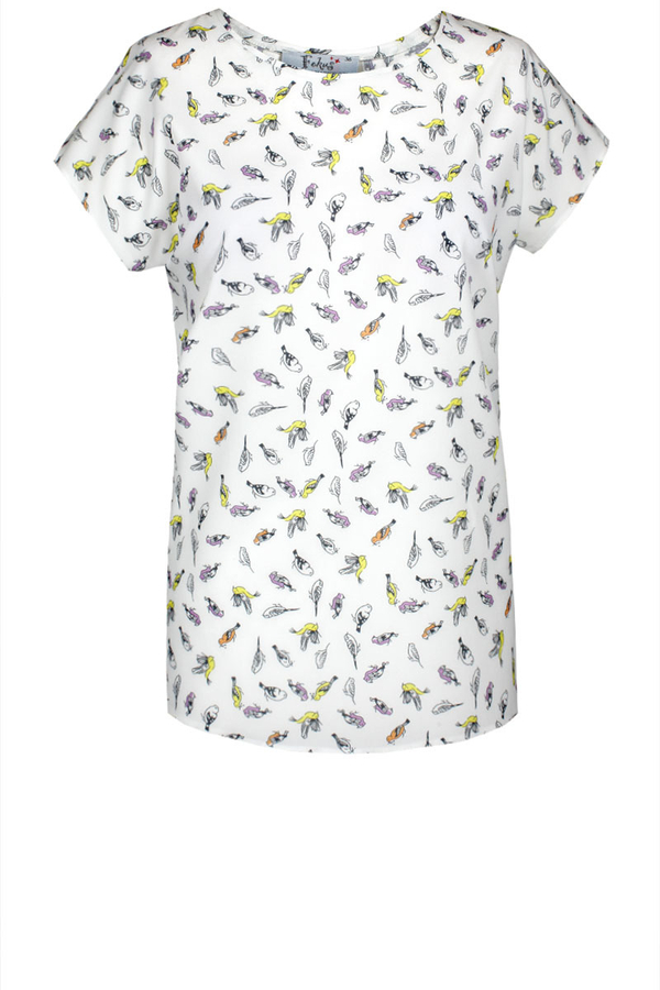 Bluzka FBZ873 EKRI mały ptak