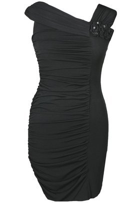 Sukienka FSU198 CZARNY