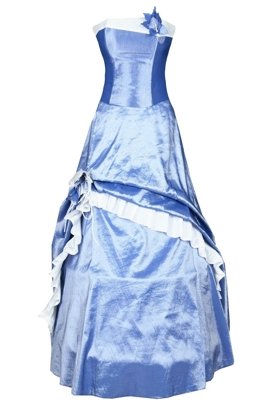 Sukienka FSU074 CHABROWY JASNY  EKRI