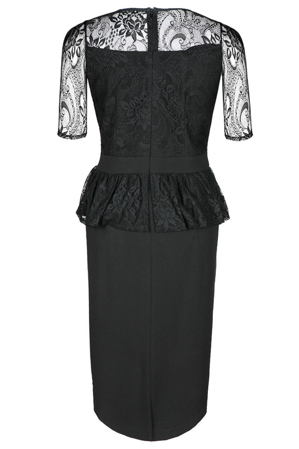 Sukienka FSU656 CZARNY