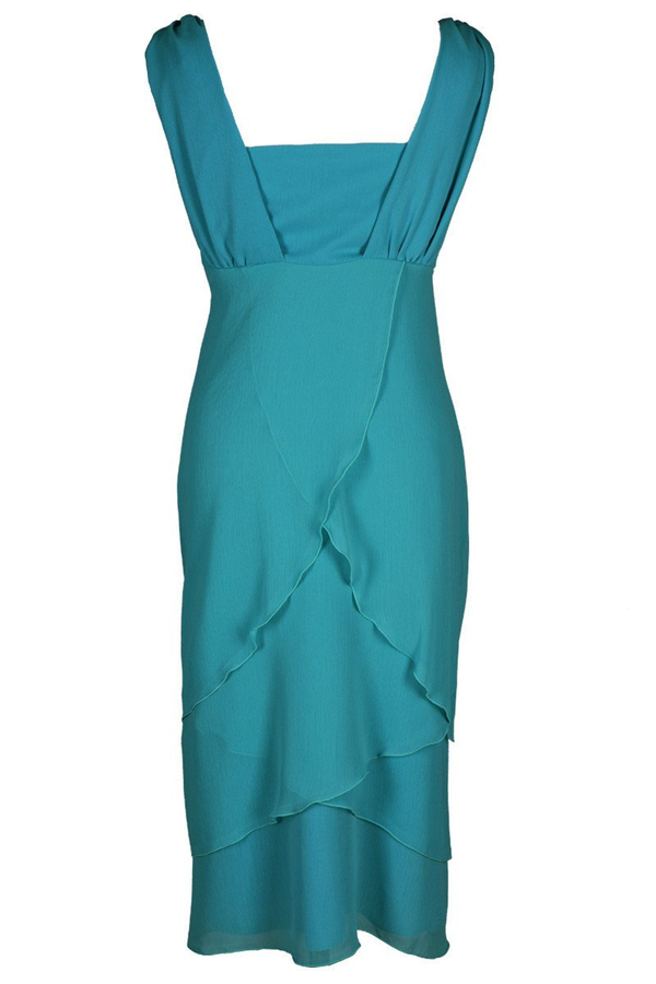 Sukienka FSU220 TURKUSOWY