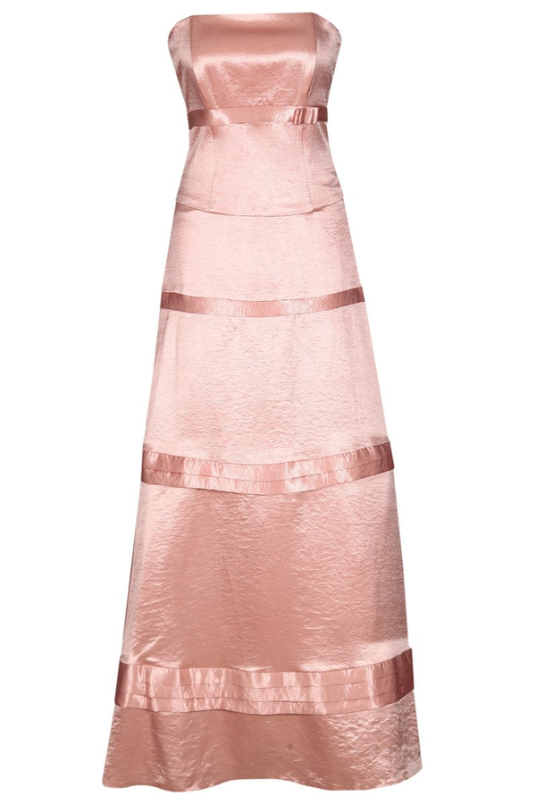 Sukienka FSU073 ŁOSOSIOWY JASNY